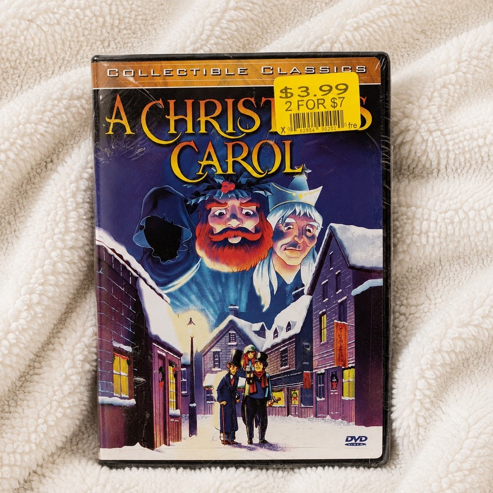 Cartoon Christmas Carol Animatedβ DVD Collectible Classics NEW Charles Dickens